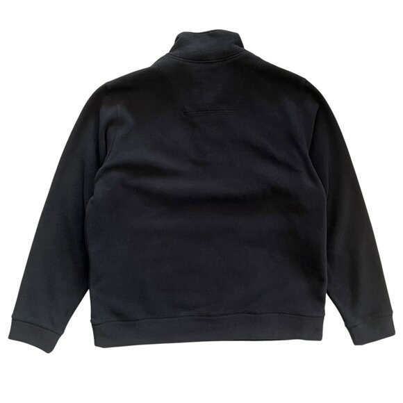 Kit‎ & Ace Mens 1/4 Snap Fleece Black Size Large Outdoor Hiking Athleisure - Picture 2 of 8